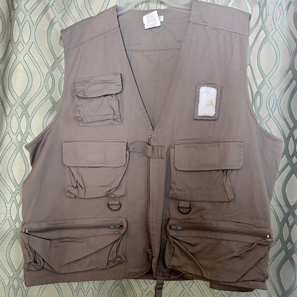 Brown Utility Vest